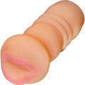 Happy Endings Travel Masturbator Tight Mouth- Flesh
