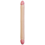 California Exotics Smooth Double Dildo, Ivory, 18 Inches