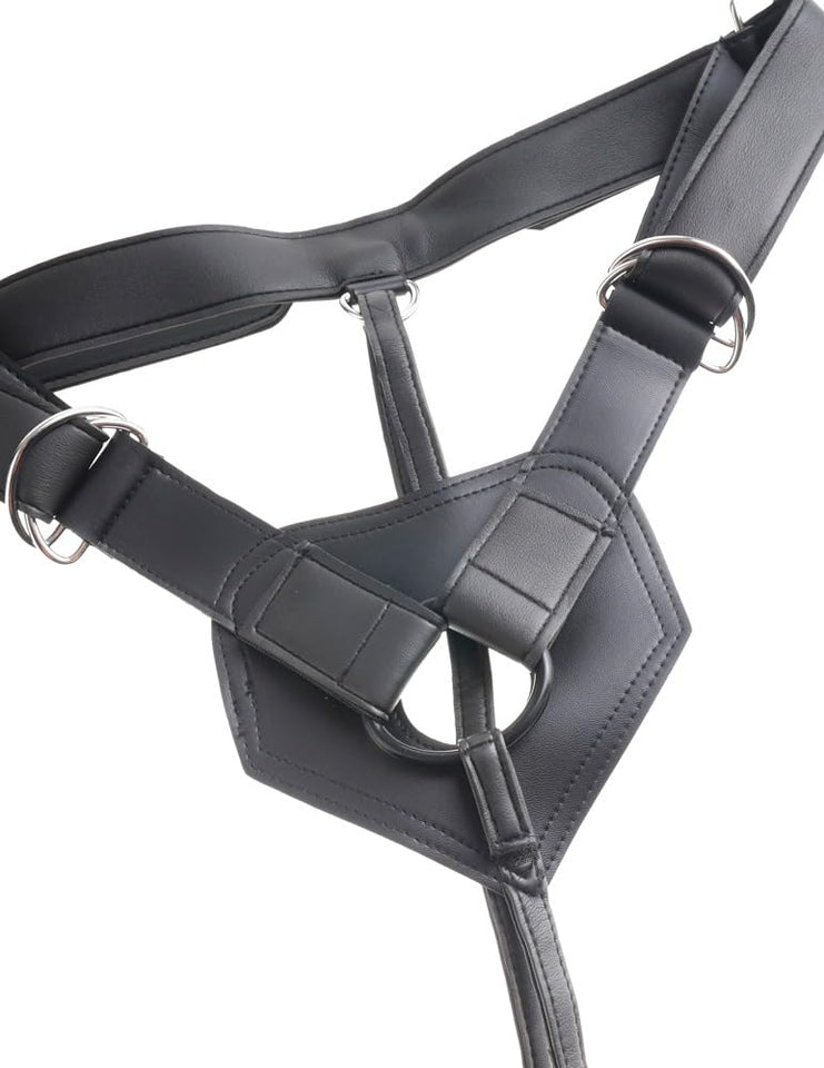 Pipedream King Cock Strap-On Harness With Cock, 6'', Flesh