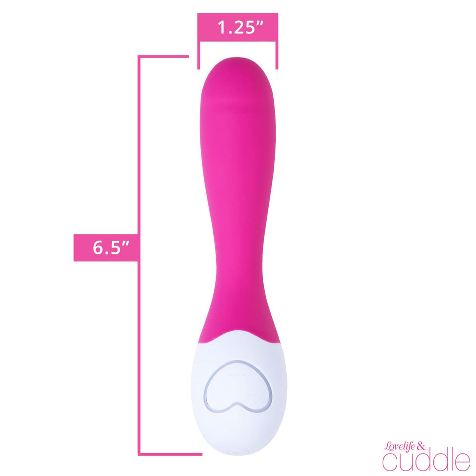 Ohmibod - Lovelife Cuddle, G Spot Vibrator, Adult Toys For Women With 7 Preset Pulsations, Splashproof Clitoris And G Spot Stimu