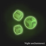 6 PCS Sex Gaming Dice for Adults Couples Sex Play Fun Kinky Games for Couples Foreplay Positions Options Sets Bedroom Toy Role P