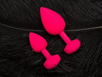 Gvibe Gplug Small Vibrating Butt Plug, Neon Rose
