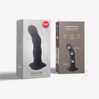 Fun Factory Adult Toys  Bouncer Suction Cup Dildo  Strap On Adult Sex Toy  Dildo For Women  Men  And Couples Bouncer Black