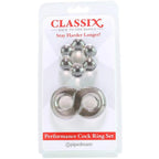 Classix Performance Cock Ring Set Smoke
