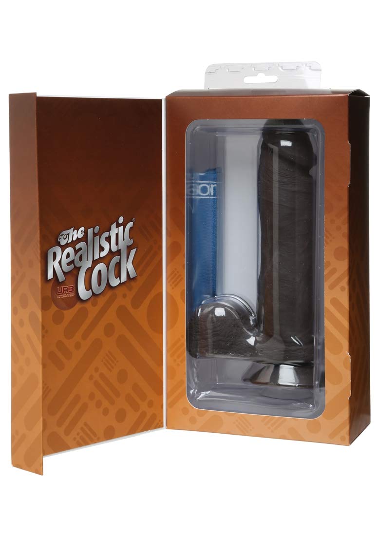 Realistic Cock - Ur3 - 8In Black