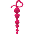 Gossip Hearts on a String Dildos, Magenta, 7.25 Length x 1.125 Width