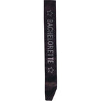 Bachelorette Party Favors Sash With Crystals, Black