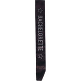 Bachelorette Party Favors Sash With Crystals, Black