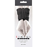 Sinful Nylon Rope 25 Ft Black