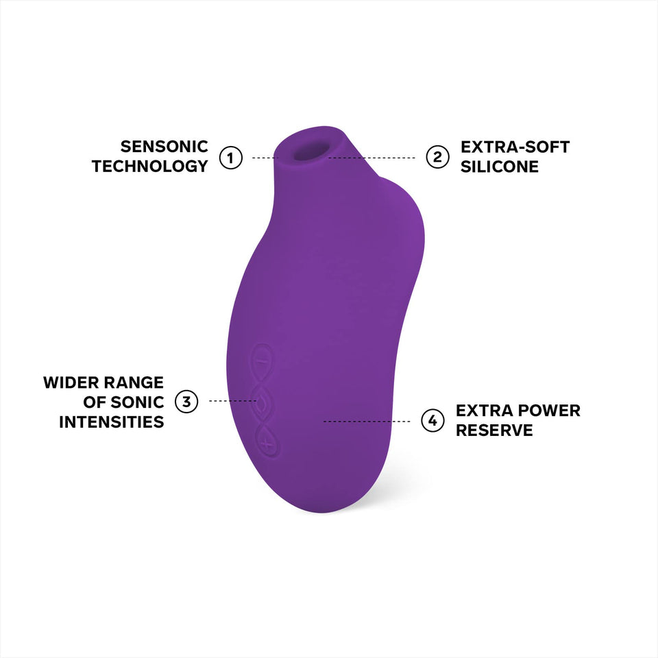 LELO SONA 2 Cruise Clitoral Vibrator, Suction Vibrator Adult Sex Toy, Clitoris Sucker for Women with 12 Settings, Waterproof Sex