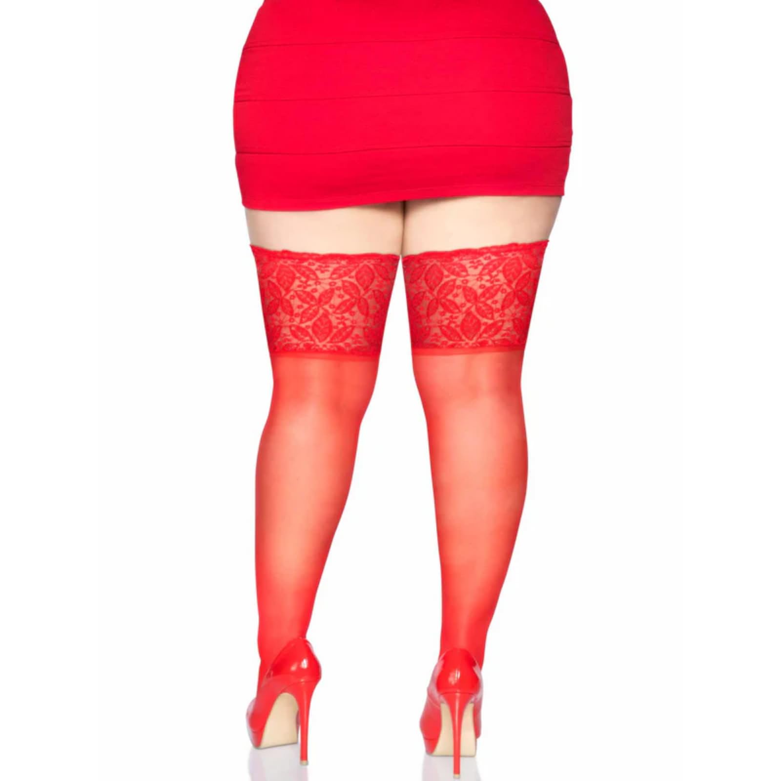 5 In Lace Lycra Sheer Stay Up