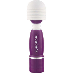 (D) Yorokobi Purple Mini Wand Massager