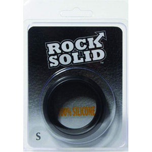 Rock Solid Silicone Black C Ring Small