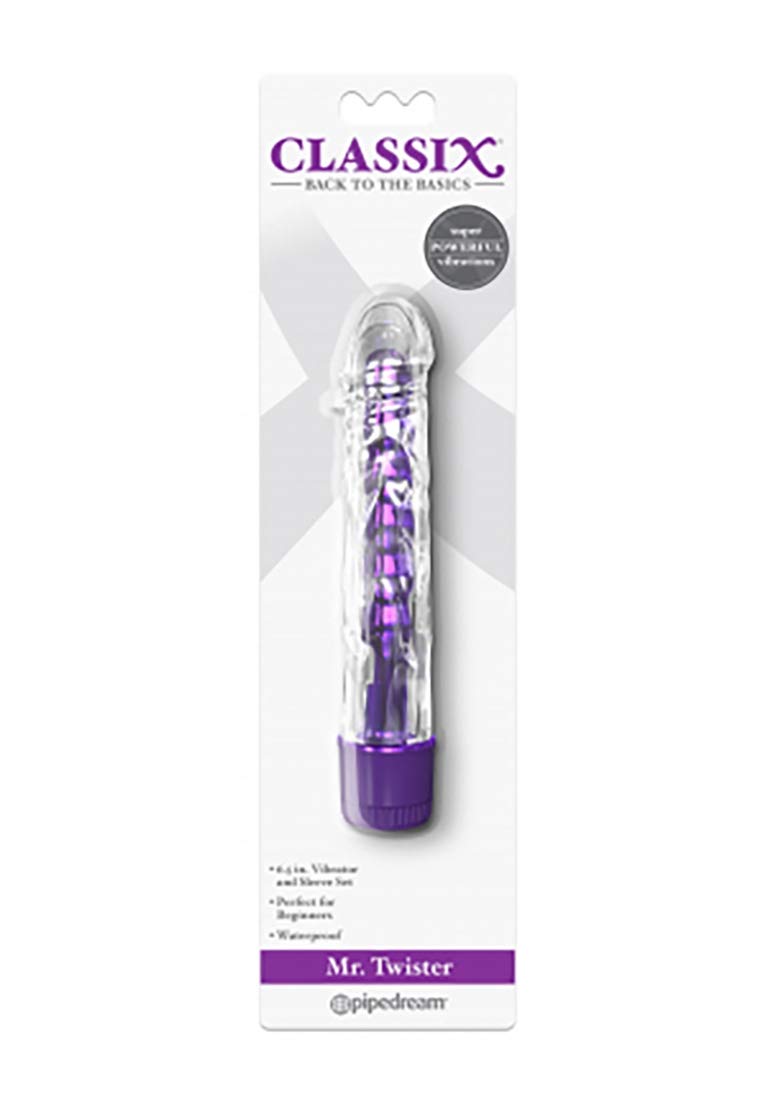 Pipedream Products Classix Mr. Twister, Purple, 3.5 Lb