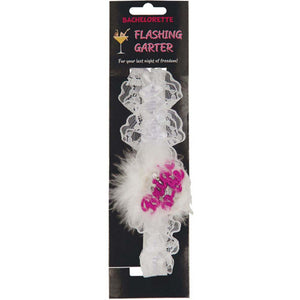 Bachelorette Party Favors Bride To Be Flashing Garter White