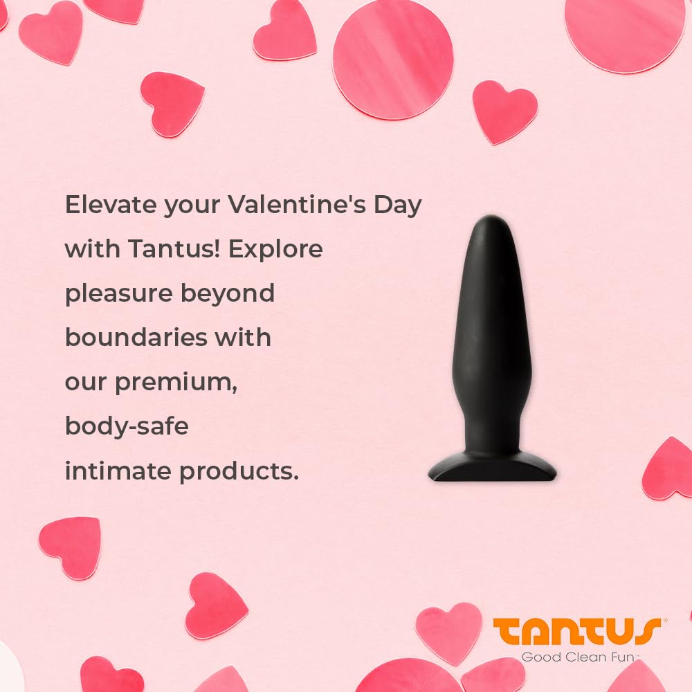 Tantus Sex/Adult Toys Bronco Anal Butt Plug - 100% Ultra-Premium Silicone Prostate Massager, Anal Safe For Men, Women, Lgbtq & C