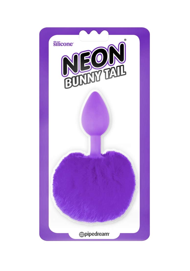 Pipedream Products Neon Bunny Tail, Purple, 1.5 Lb