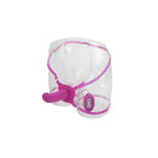 California Exotic Novelties 7-Function Silicone Love Rider Dual Action Strap-On - Pink
