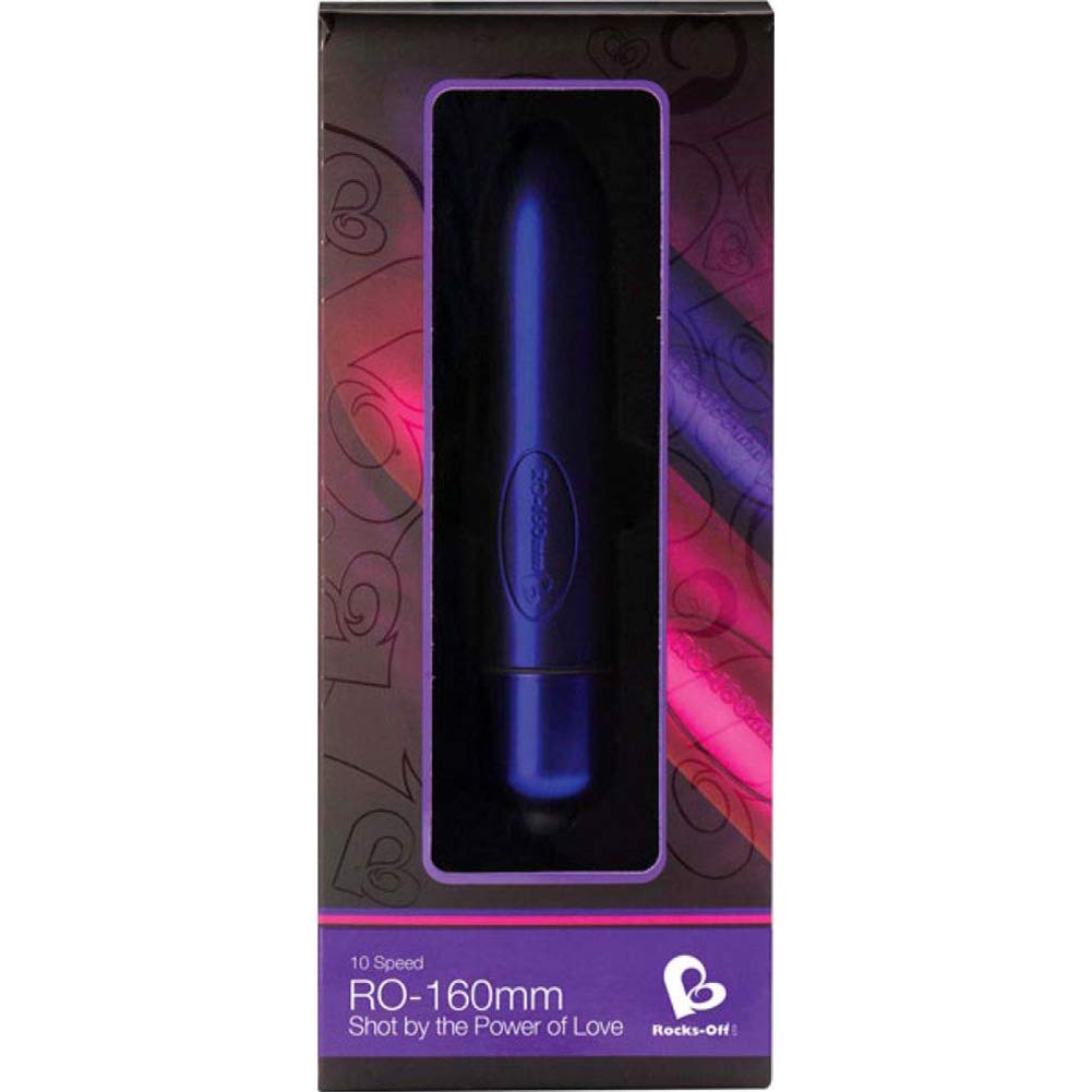 Rocks Off 160Mm Bullet, Cobalt Blue