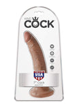 King Cock 7In Cock - Tan