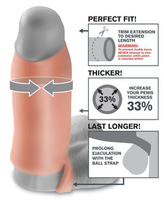 Fantasy X-Tensions Real Feel Enhancer Xl - Flesh
