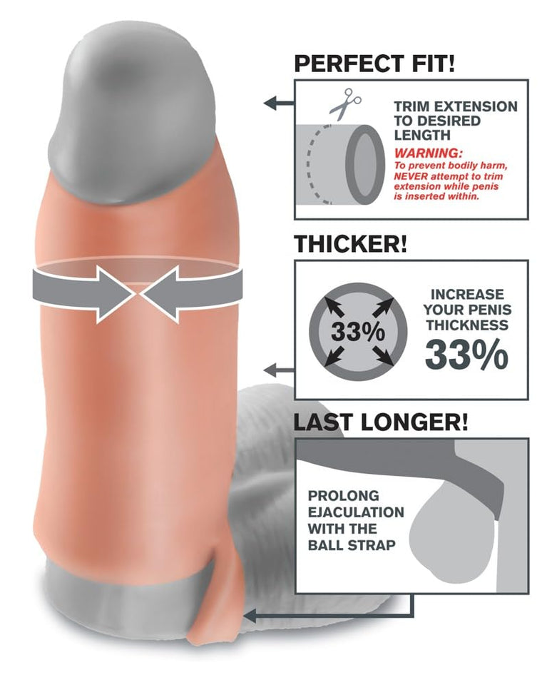 Fantasy X-Tensions Real Feel Enhancer Xl - Flesh