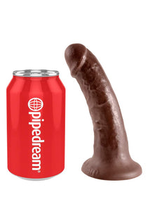 King Cock - 6In Cock Brown