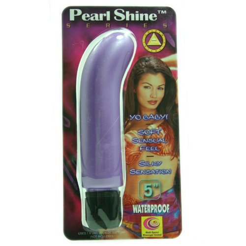 Pearl Shine G Spot 5 Inch Vibrator Waterproof  Purple