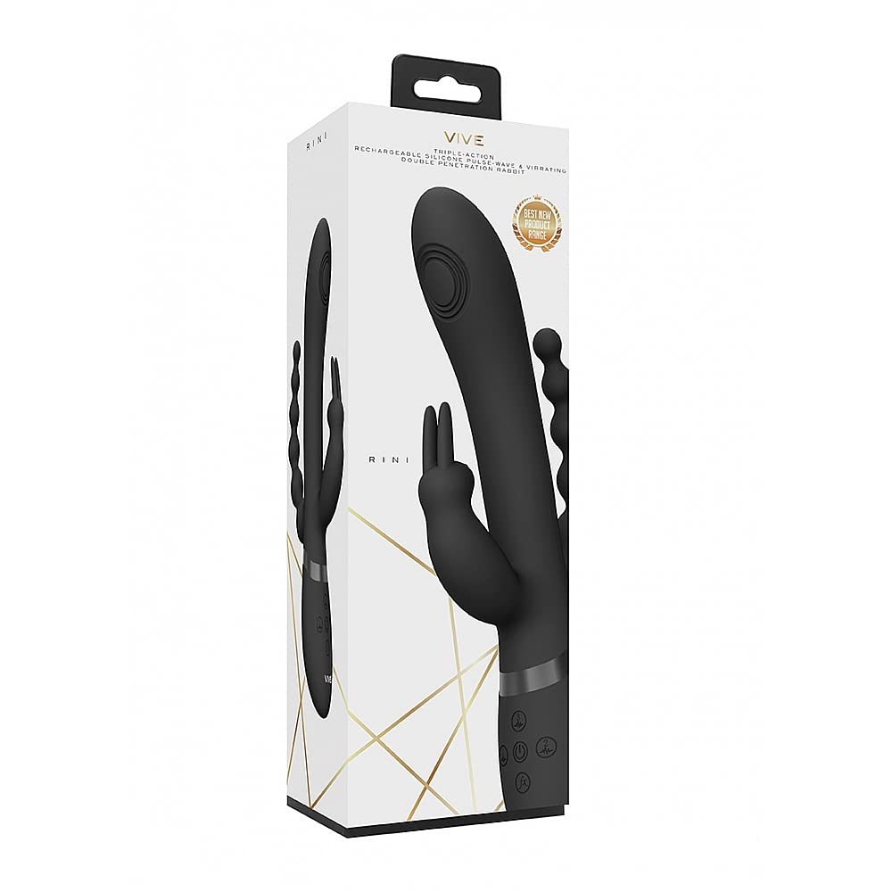 Vive Rini Pulse Dualentry Rabbitvibr Blk