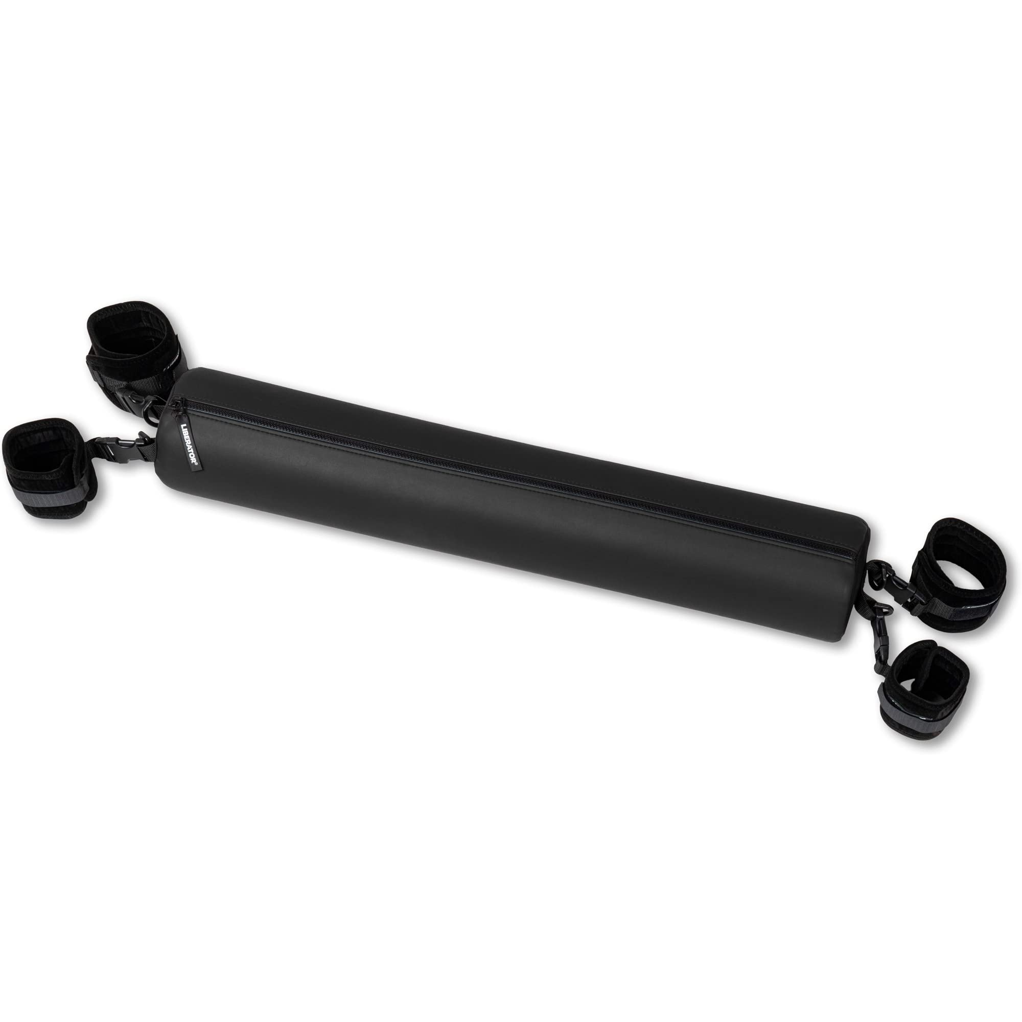 Liberator Black Label Talea Padded Spreader Restraint Bar with Microfiber Cuffs, Black