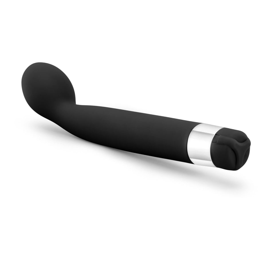 Blush Novelties Rose Scarlet G - Sile Multi Speed Vibrator Wand - Curved Bulbous Tip for Intense G Spot Stimulation - Satin Smoo