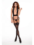 Allure Lingerie My Little Black Tuxedo with Garters