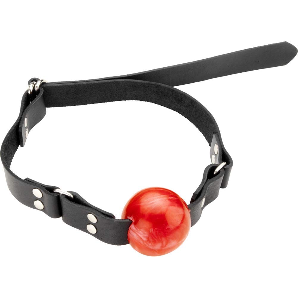 Spartacus Small Ball Gag With Dring  Red  15 Inch