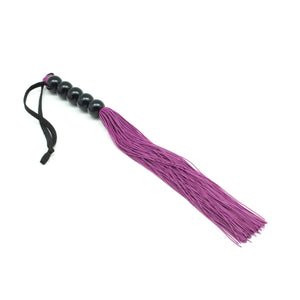 Rubber Sex Flogger Whip - SMspade Beginners Super Soft 15 Inch Flogger Whip for Sex Adult (Purple)