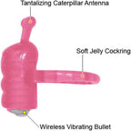Horny Honey Vibro Ring Coochy Caterpillar - Magenta