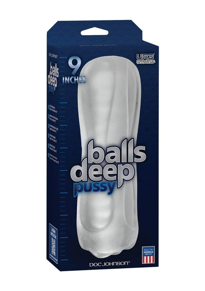 Balls Deep - 9In Stroker Pussy Frost