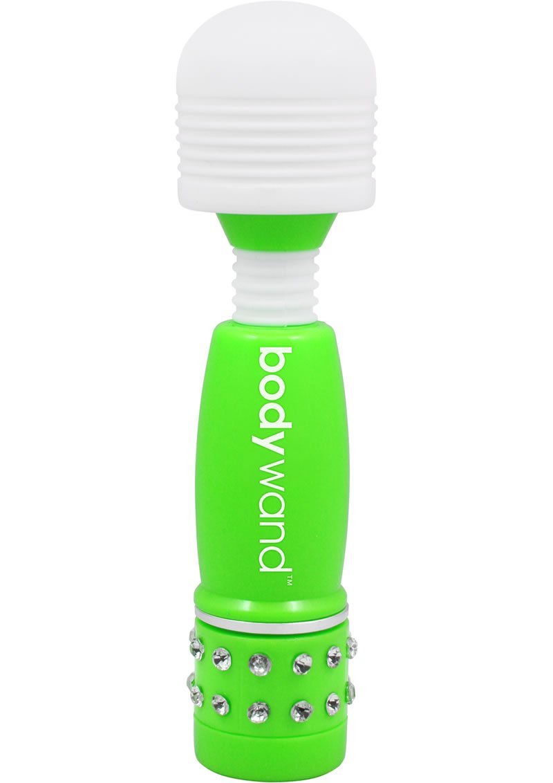 Bodywand Neon Edition Mini Massager, Green, 4 Inch