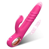 Thrusting Vibrator Sex Toy for Women - G Spot Vibrator Clitoral Stimulator Dual Rabbit Dildo Vibrator with 10 Powerful Vvibratio