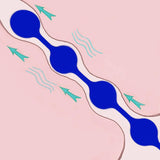 Anal Beads Anal Toys 5 Balls Sex Toy Anal Butt Plug Prostate Massage Stimulator Anal Trainer Flexible Anal Chain Toys for Men Wo