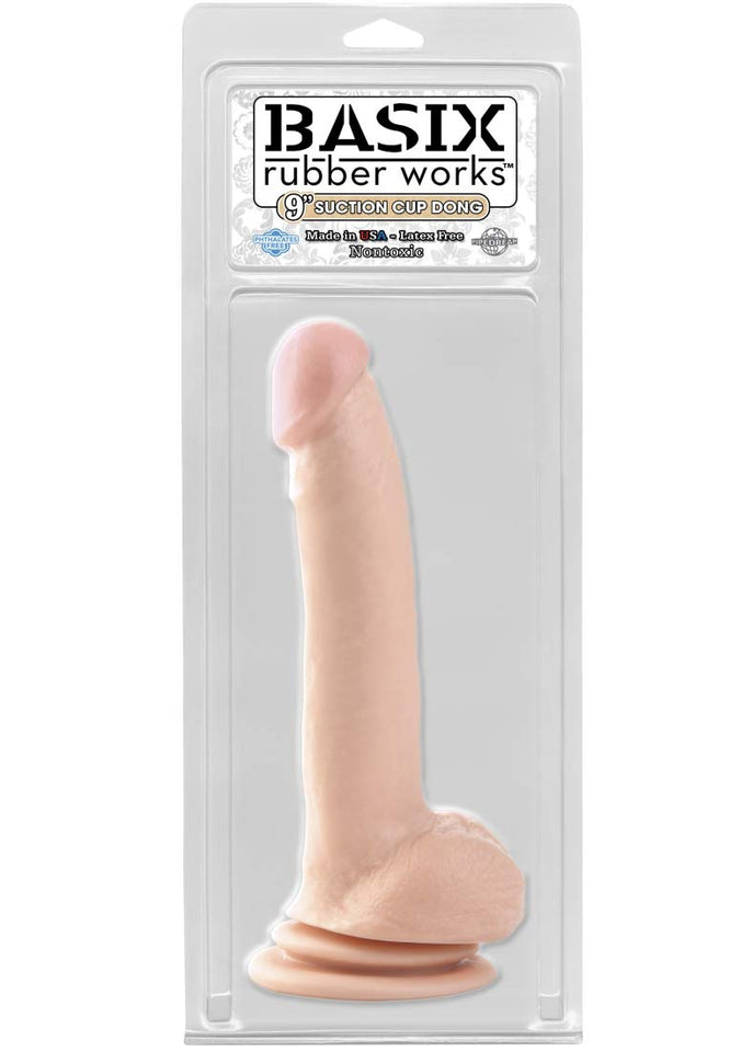 Basix 9In. Thicky W/Suction Cup Flesh