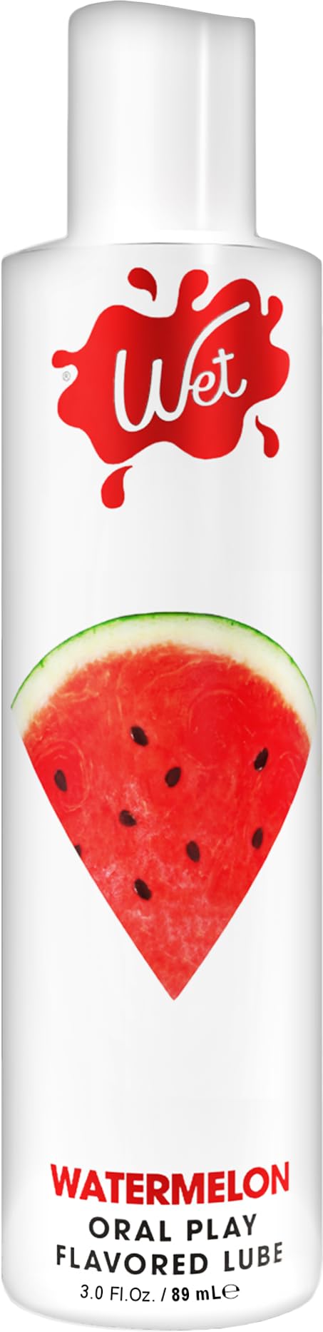 Wet Juicy Watermelon Premium Flavored Edible Lube for Men, Women and Couples | Long-Lasting, Condom Safe, Sugar Free, 3 fl oz