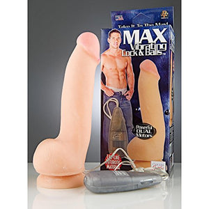 Max Vibrating Cock & Balls