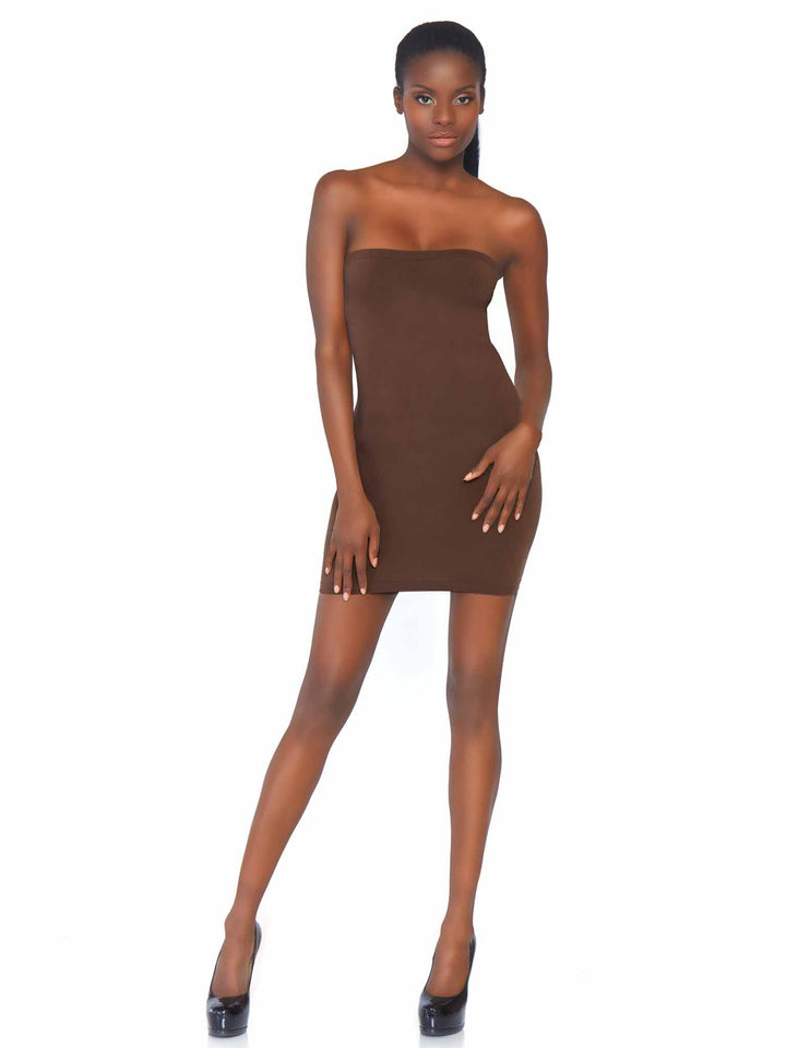Leg Avenue Seamless Opaque Microfiber Bod Deep Color
