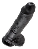 King Cock - 10In Cock W/ Balls Black