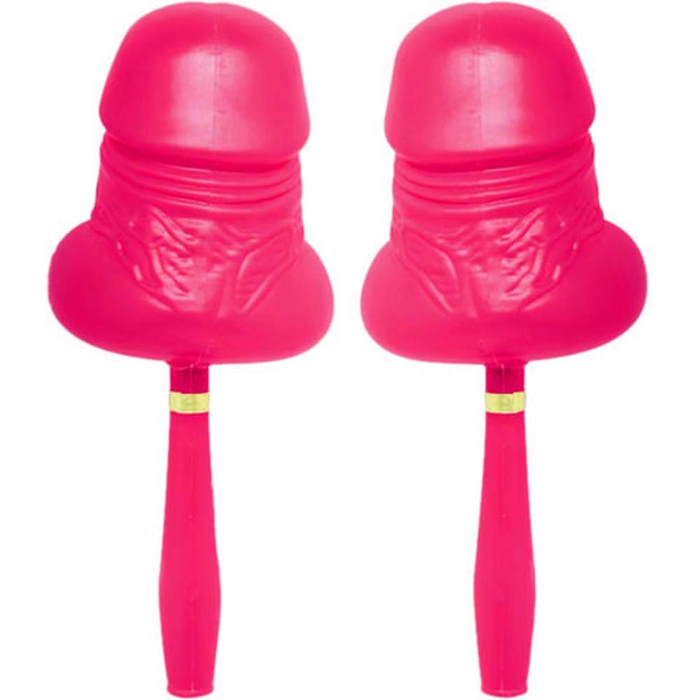 Pipedream Bachelorette Party Pecker Maracas, Pink