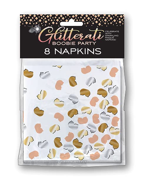 Glitterati Boobie Party Napkins