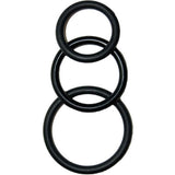 Super Silicone Cockrings Black