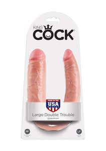 King Cock - Double Trouble Flesh Large