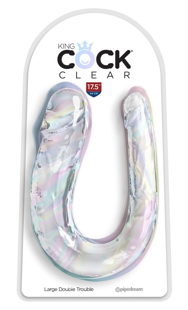 King Cock Clear Large Double Trouble