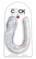 King Cock Clear Large Double Trouble